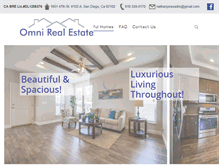 Tablet Screenshot of omnirealestatesandiego.com